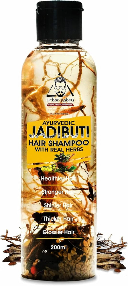 Urban Gabru Ayurvedic Jadibuti Hair Shampoo with Natural Herbs - 200ml