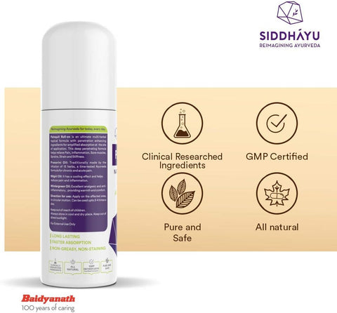 Siddhayu Painquit Roll-On for Joint and Back Pain Relief - 75ml - Image 7