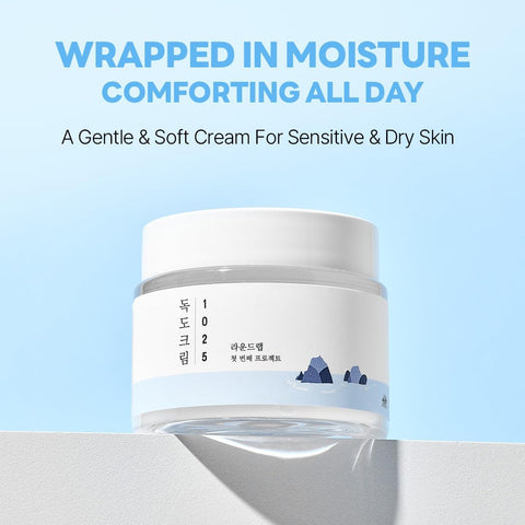 Round Lab Dokdo Cream - Rich Hydration for Dry Skin, 80ml - Image 3