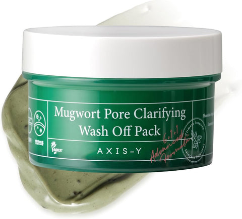 AXIS-Y Mugwort Pore Clarifying Wash Off Pack - Face Mask & Exfoliator, 50ml