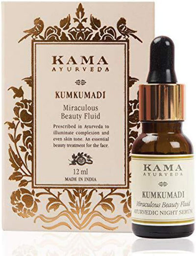 Kama Ayurveda Kumkumadi Miraculous Beauty Fluid - Ayurvedic Night Serum, 12ml