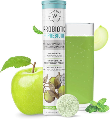 Wellbeing Nutrition Probiotic + Prebiotic Tablets - 36 Billion CFU, 21 Pack