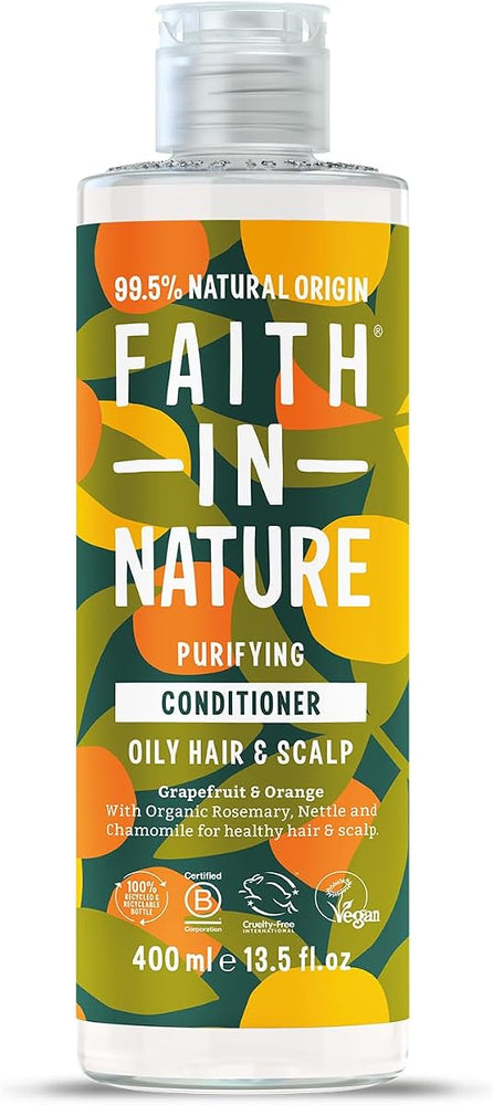 Faithinnature Purifying Conditioner - Grapefruit & Orange, 400ml