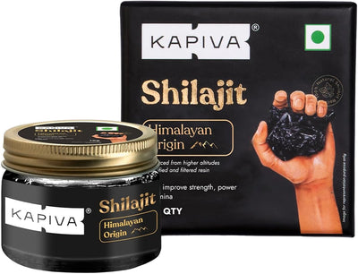 Kapiva Shilajit Resin - Pure Himalayan, No Added Sugar - 10g