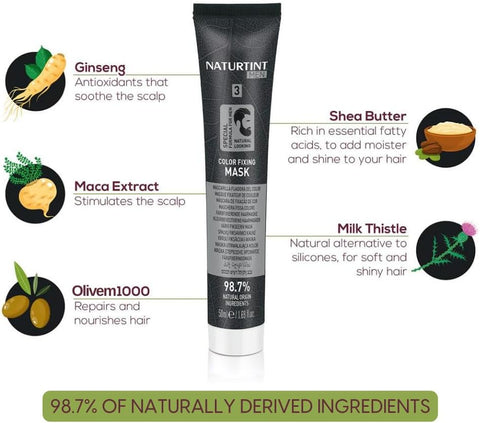 Naturtint Men Ammonia-Free Permanent Hair Colour Gel 1N Black - 170ml - Image 4