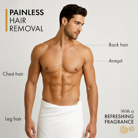 Urban Gabru Painless Hair Removal Spray with Aloe Vera & Lemon - 200ml - Image 4