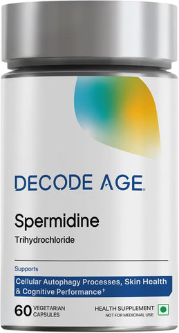 Decodeage Spermidine Capsules - 98% Spermidine Trihydrochloride, 60 Veg Capsules