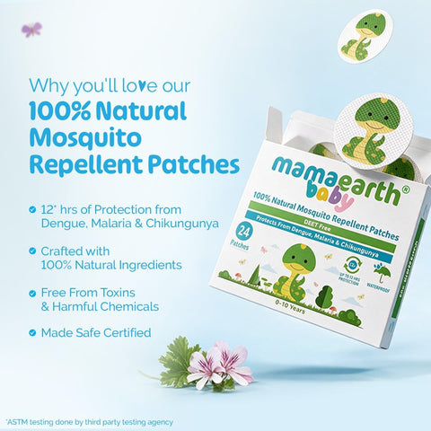 Mamaearth Natural Mosquito Repellent Patches - DEET-Free, Plant-Based - 24 Pcs - Image 3