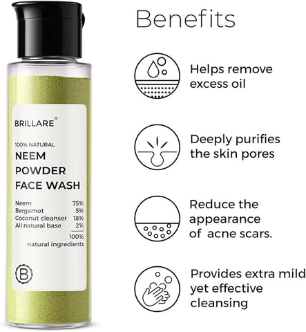 Brillaire Neem Powder Face Wash 30Gm