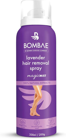 Bombay Shaving Lavender Hair Removal Spray - Painless, Moisturising, 200g