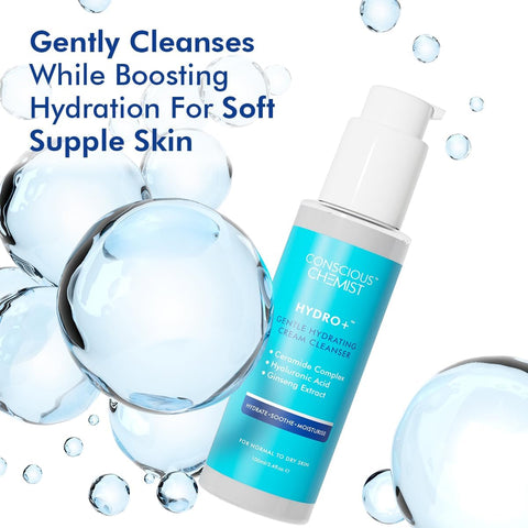 Conscious Chemist Gentle Hydrating Face Wash with Hyaluronic Acid & Ceramides - 100ml - Image 6