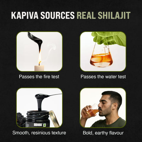 Kapiva Himalayan Shilajit Resin - Pure Ayurvedic Supplement - 20g - Image 5