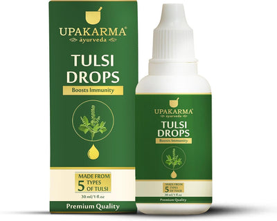 Upakarma Ayurveda Tulsi Drops - Herbal Immunity Booster, 30ml