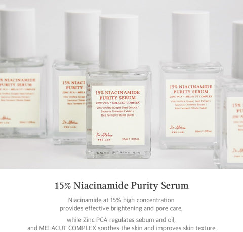 Dr.Althea 15% Niacinamide Purity Face Serum - Vegan, Pore Care, 30ml - Image 2