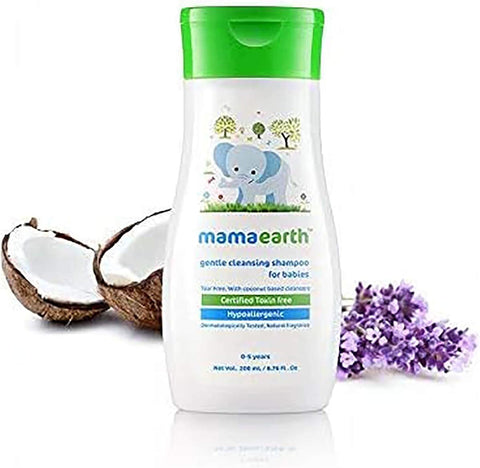 Mamaearth Gentle Cleansing Shampoo & Nourishing Hair Oil for Babies - 200ml + 100ml - Image 3