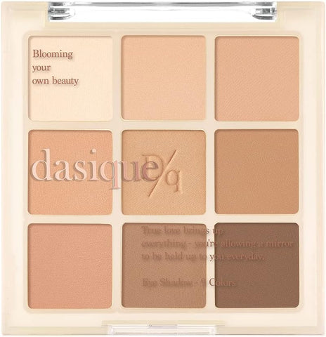 Dasique Shadow Palette #12 - Warm Blending, Ultra-Smooth 9-Shade Eye Palette