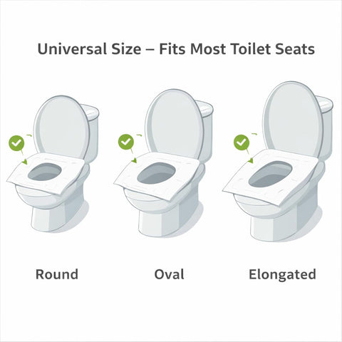 Pee Safe Disposable Toilet Seat Cover - Paper-Based, Eco-Friendly - 20 Pieces - Image 7