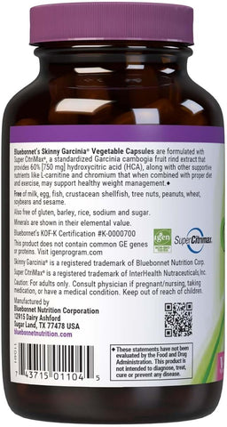 BlueBonnet Skinny Garcinia Weight Management Capsules with Super CitriMax, 90 Veggie Caps - Image 3