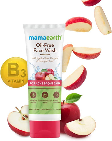 Mamaearth Oil Free Face Wash - Apple Cider Vinegar & Salicylic Acid, 100ml - Image 2