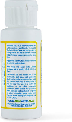 Elete CitriLyte Electrolyte Concentrate - Zero Sugar, 60ml Refill - Image 3
