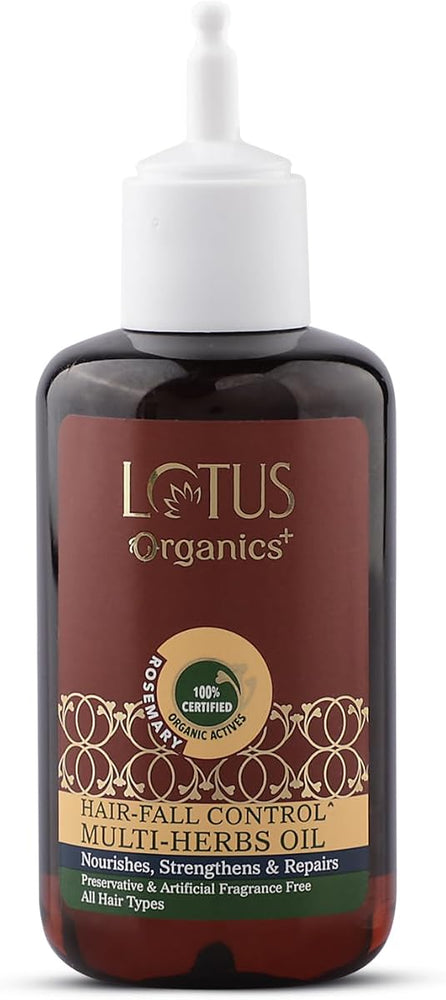 Lotus Organics+ Hair Fall Control Multi-Herbs Oil - 200ml
