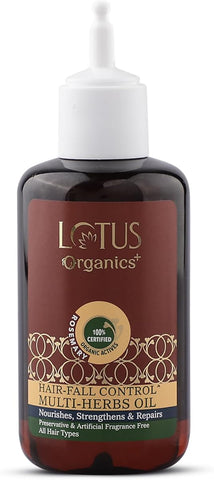 Lotus Organics+ Hair Fall Control Multi-Herbs Oil - 200ml