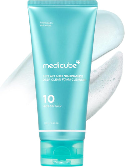 Medicube Facial Cleanser with Azelaic Acid & Niacinamide - Deep Clean Foam, 120g