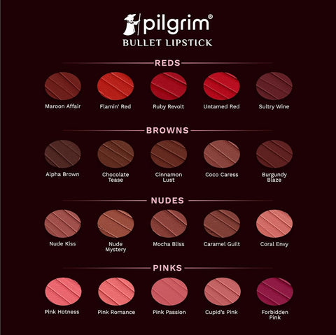 Pilgrim Matte Bullet Lipstick - SPF 30, Spanish Squalane, 4.2g - Image 8