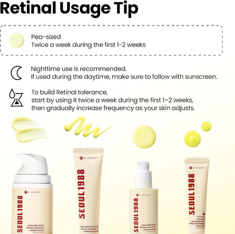 K-SECRET SEOUL 1988 Face Moisturiser - Retinal Liposome 1% & Fermented Rice - 50ml - Image 6