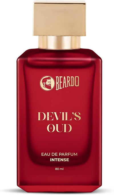 Beardo Devil's Oud Eau de Parfum - Leathery, Oud Scent, Black Pepper & Musk - 80ml