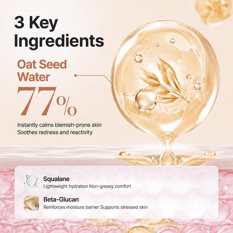 Purito Oat Calming Gel Cream - 77% Oat Seed Water, 100ml - Image 6