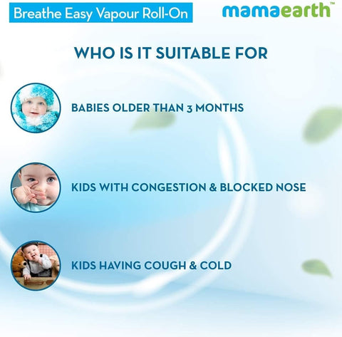 Mamaearth Breathe Easy Vapour Roll-On with Eucalyptus & Lavender Oil - 40ml - Image 4