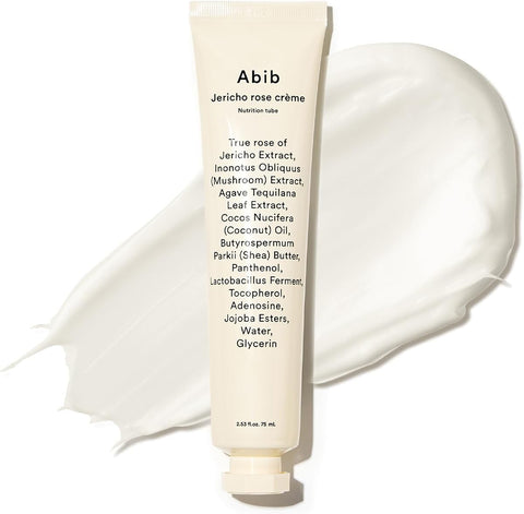 Abib Jericho Rose Crème - Rich Nutrient Face Moisturiser Tube, 75ml