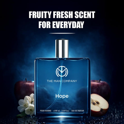 The Man Company HOPE EDP Premium Long Lasting Perfume for Men Eau de Parfum - 100 ml