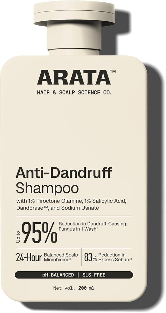 Arata Anti Dandruff Shampoo with Piroctone Olamine & Tea Tree - 200 ml