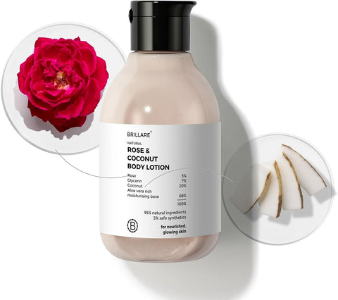 Brillaire Rose & Coconut Body Lotion - 200ml - Image 2