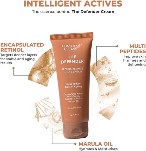Conscious Chemist Retinol Moisturizer Cream - 0.2% Retinol, 50g - Image 3