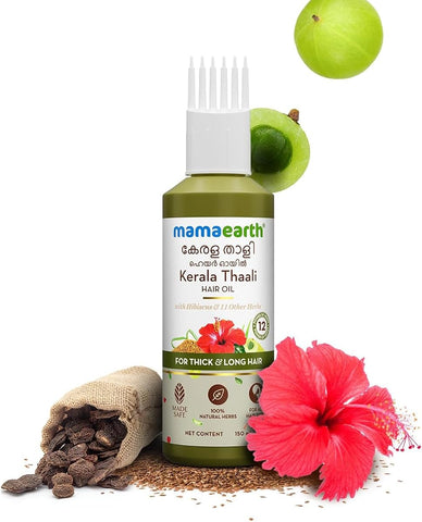 Mamaearth Kerala Thaali Hair Oil with Herbal Infusion - 150ml - Image 2