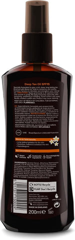 Calypso Deep Tanning Oil Spray with Monoi Tahiti SPF 15 - 200ml - Image 4