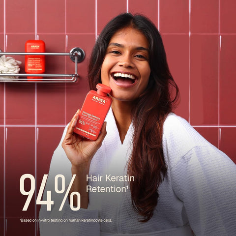 Arata Regenerating Super Shampoo with Onion Oil & Bhringraj - 300ml - Image 2