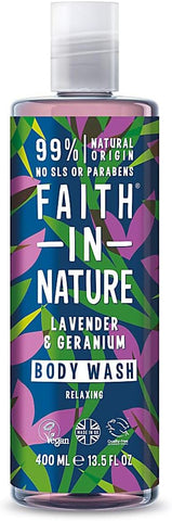 Faith In Nature Lavender & Geranium Body Wash - 400ml