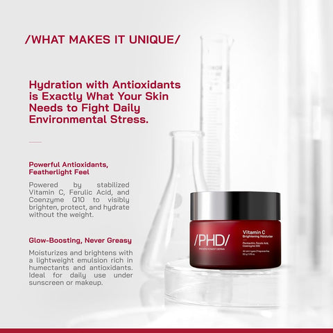 PHD Vitamin C Brightening Moisturizer with Pentavitin & Ferulic Acid - 50g - Image 6