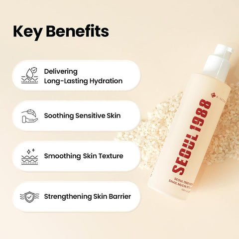 K-SECRET SEOUL 1988 Snail Mucin 97% Essence - Lightweight Facial Serum, 100ml - Image 3