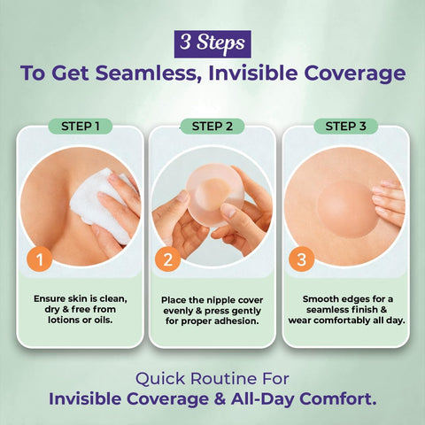 Sanfe Flix Reusable Silicone Nipple Cover - Skin-Friendly, Multicolour - 4 Pieces - Image 5