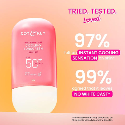 Dot & Key Watermelon Hyaluronic Cooling Sunscreen SPF 50 - 50g - Image 3