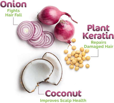 Mamaearth Onion Anti Hairfall Shampoo & Conditioner Combo - 250ml Each - Image 5