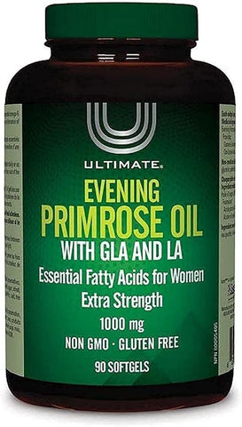 Ultimate Evening Primrose Oil 1000mg, 90 Softgels - Hormonal Balance