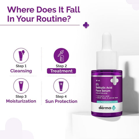 The Derma Co 2% Salicylic Acid Face Serum with Witch Hazel - 30ml - Image 6