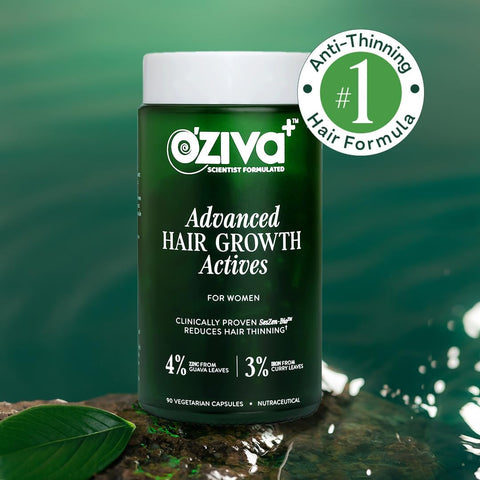 Oziva Advanced Hair Growth Actives - 90 Capsules - Image 2