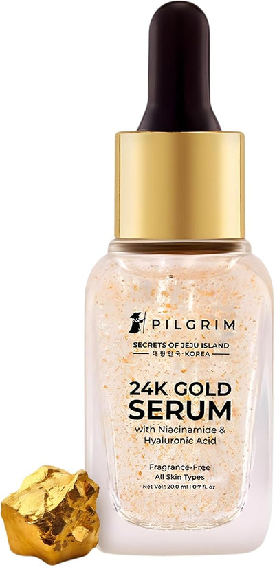 Pilgrim 24K Gold Face Serum with Niacinamide & Hyaluronic Acid - 20ml